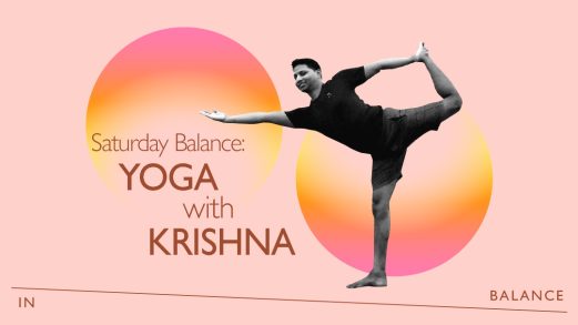 2060110 Yoga with Krishna Banner